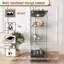 Vitrine moderne en verre avec lumières DEL-1524412827
