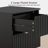 Rishaw Fluted Nightstand With 2 Drawers-710709472