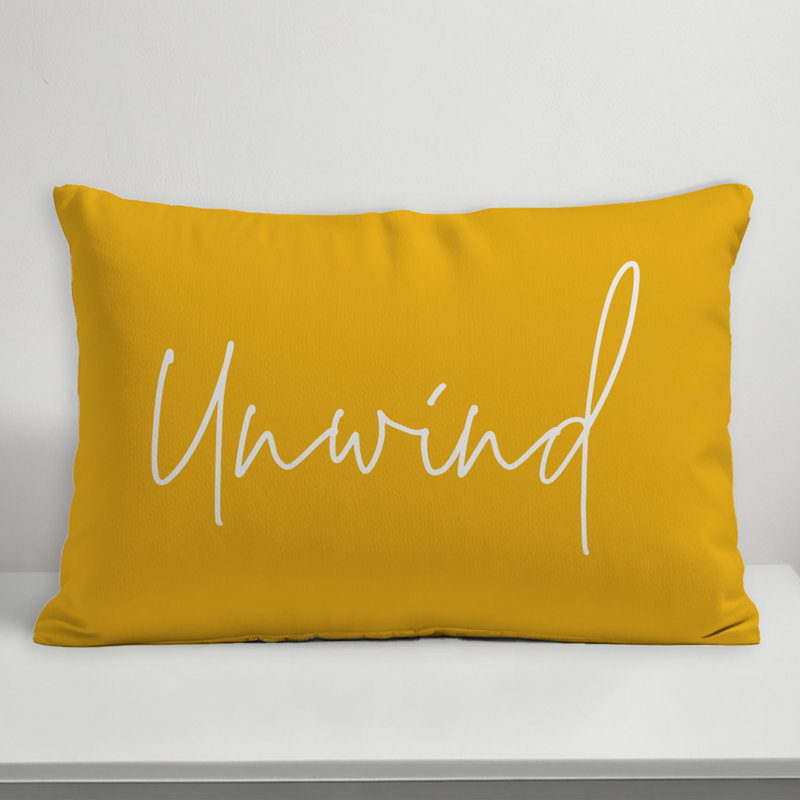  Outdoor Rectangular Pillow Cover & Insert, Yellow
