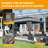 18 Ft. W x 12 Ft. D Galvanized Steel Patio Gazebo with Double Roof-108919968