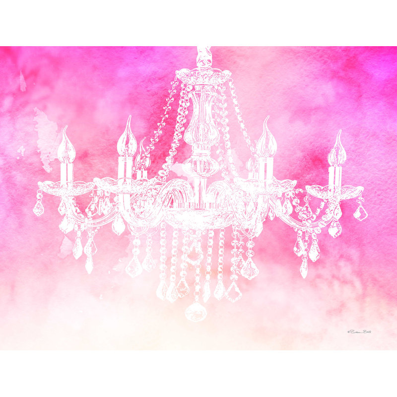 «Chandelier Glam 2», impression sur toile tendue, H 18 po x l 24 po