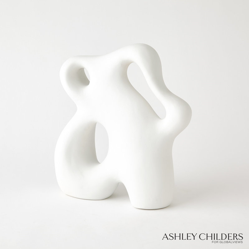 Ronan Sculpture-Matte White-Lg
