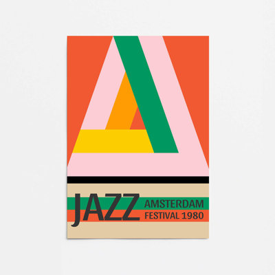 Affiche Amsterdam Jazz Festival, impression roulée