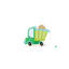Dumper Truck - impression d'art graphique-52837342-52837344-52837357