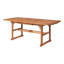Table de salle à manger à rallonge en bois d'acacia Alfonsi-1520247542