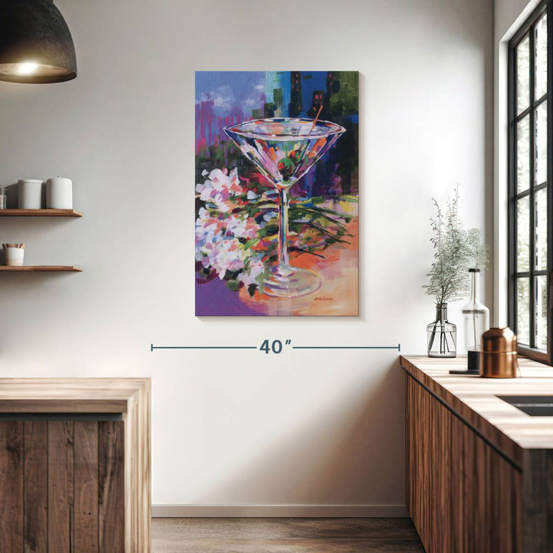 Yarlin N.Y. Martini, 39" H x 26" W