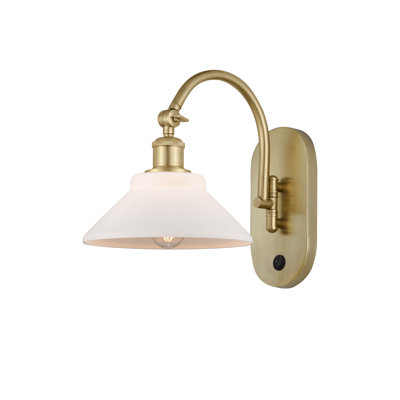 Newton St Loe - 1 lampe - 20 cm - Or satiné - Bras oscillant réglable