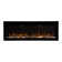 Aerus Recessed or Wall Mounted Electric Fireplace, Alexa or Google Home Compatible, Logs & Crystals, Remote Control