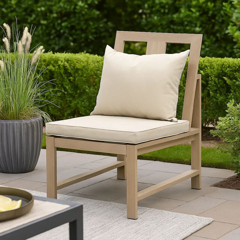 Ensemble de 2 chaises d'appoint Beli, beige et lavables