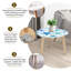 Ensemble de 2 tables basses gigognes Triangle