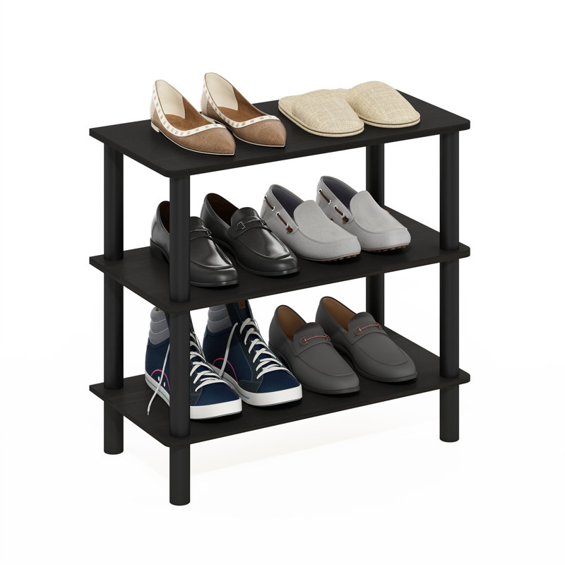Range-chaussures autoportant à 3 niveaux 23 pouces Creekside, Espresso / Noir