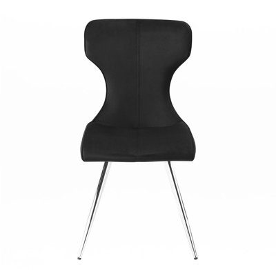 Mercer41 Velvet Dining Furniture Set Of 2 Side Chairs