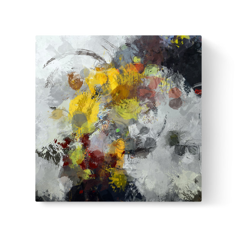 " Impressions II " Painting Print, 12" H x 12" W