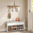 8 Pair Shoe Storage Bench with Hidden Storage-503444969