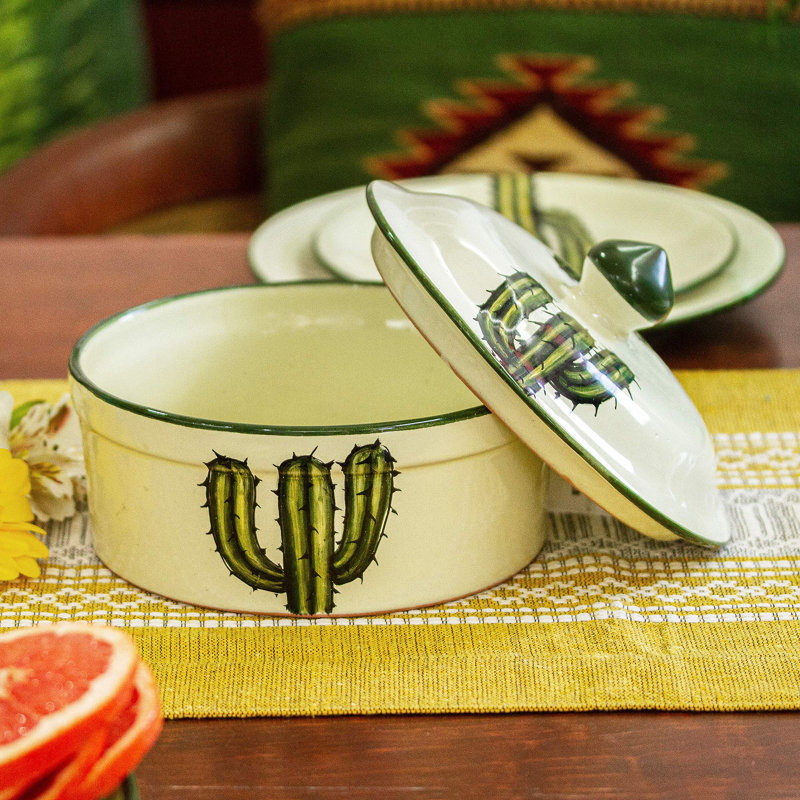 Union Rustic Runyon Ceramic Divided Serving Dish