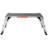 Aluminum Platform Non-Slip Folding Work Bench Drywall Stool Ladder 330Lbs Capacity