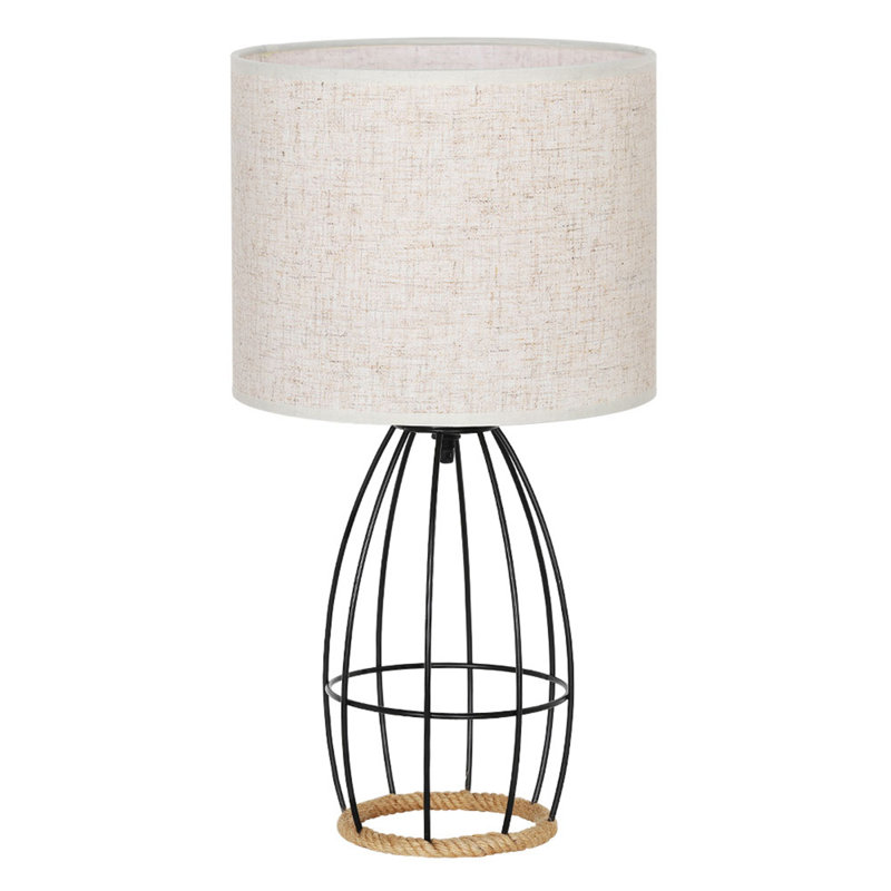 Lampe de table noire 16,5 po Lytham