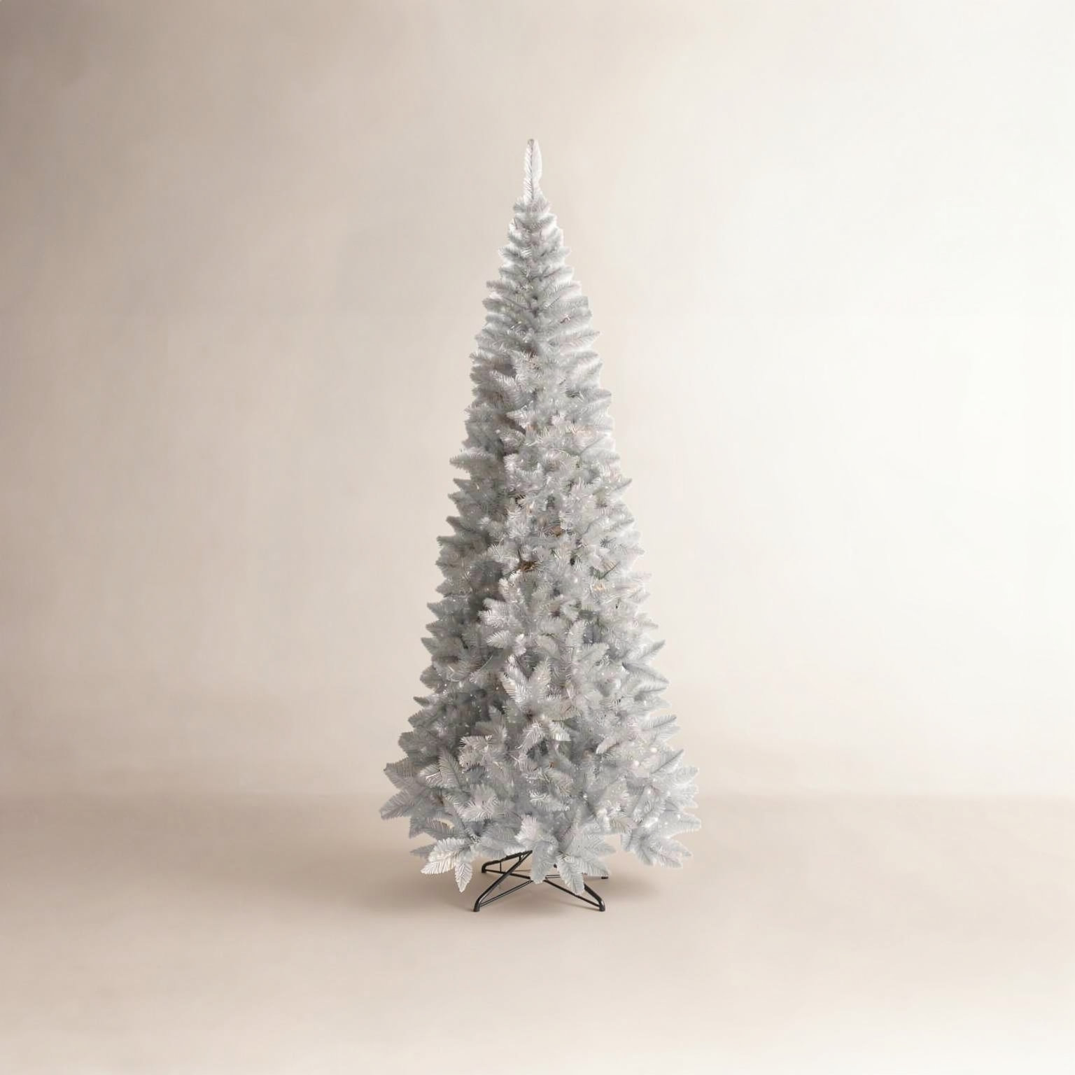 Silver Tinsel Fir 6.5' Christmas Tree