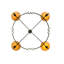 Winkel 4 - Light Glass Chandelier