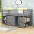 Elieser Kids Twin Loft Bed with Drawers-983571398