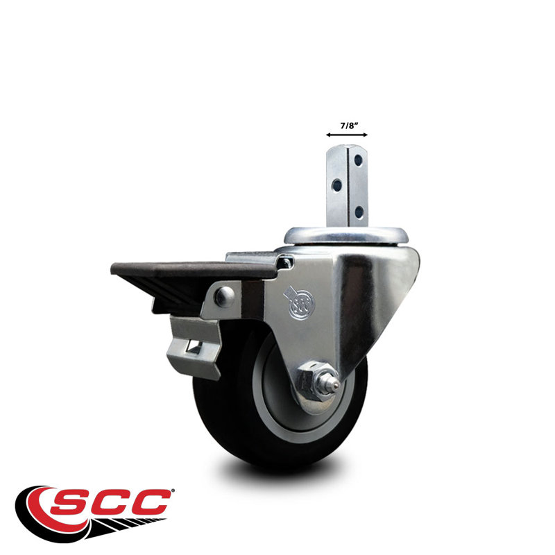 Polyurethane Casters, Black