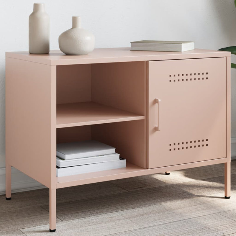 Anjelique Unfinished TV Stand for TVs up to 24", PInk