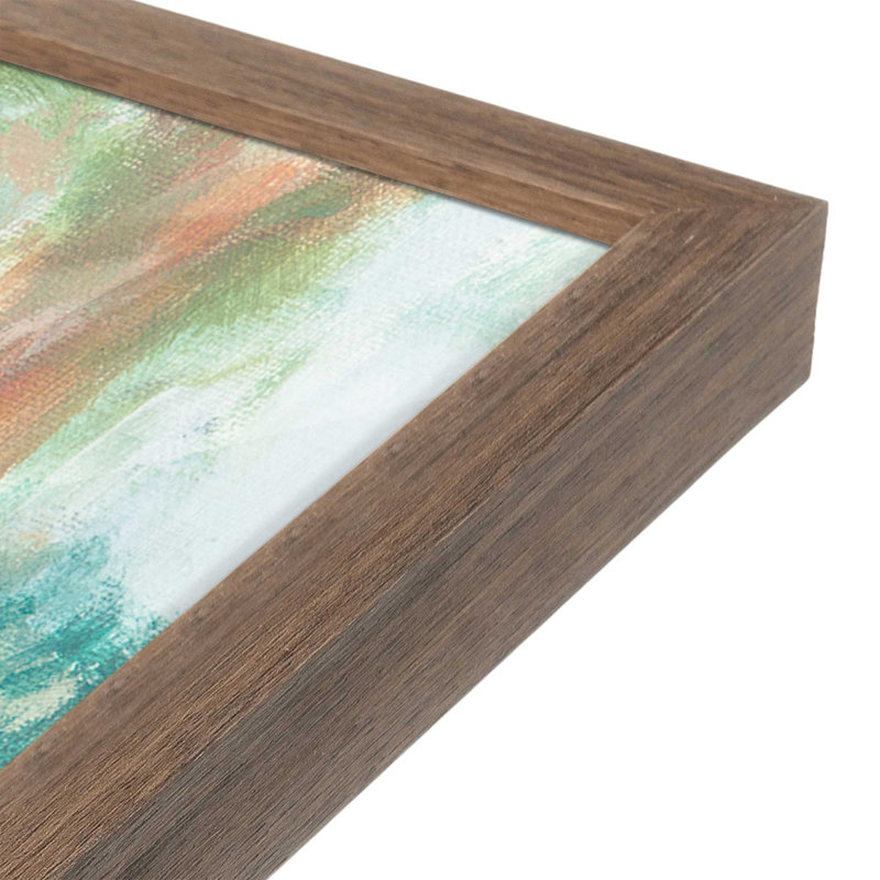 «Garden Azaleas en Plain Air» par Carson Overs passer, reproduction d'art, H 24 po x l 32 po, Brun