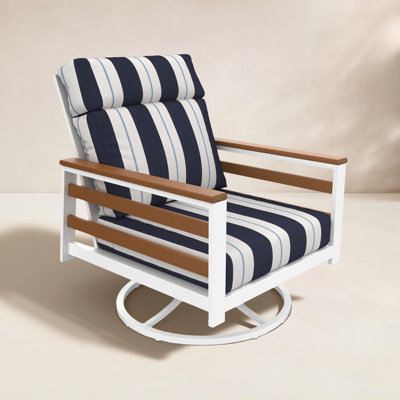 Townsend Sunbrella® Swivel Patio Lounge Chair