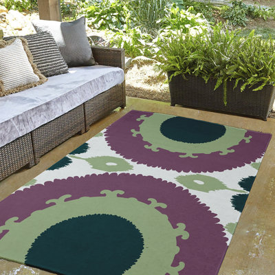 Melchior Chenille Geometric Indoor Rug