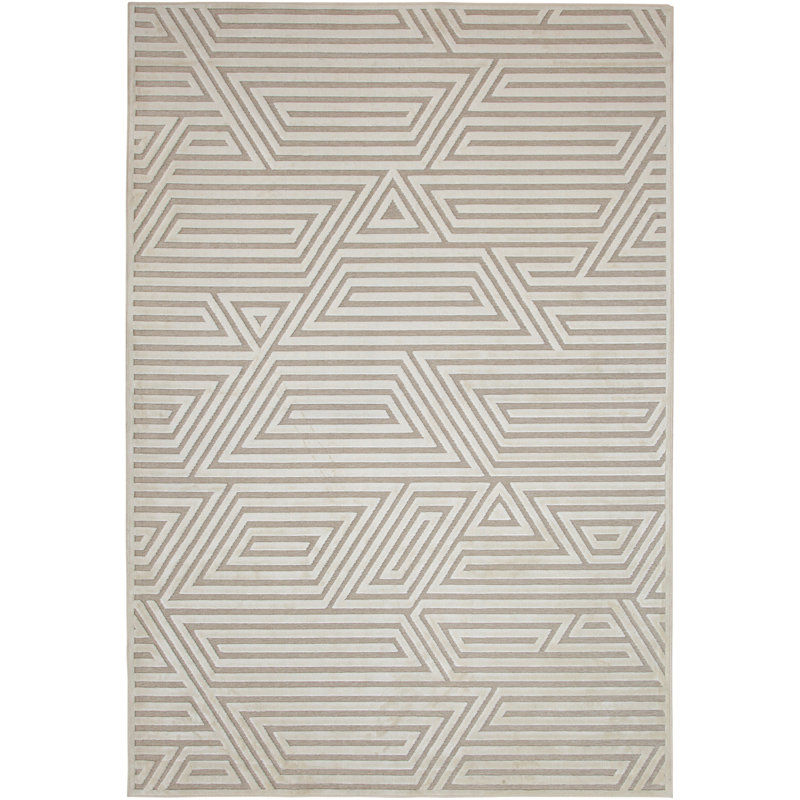 Élégant tapis haut / bas avec base en chenille de style contemporain pour les salons