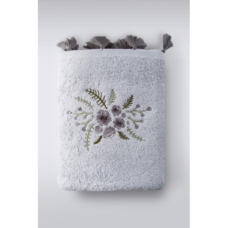 Ensemble de serviettes de bain 3 pièces Nowak, Gris clair, Serviette de bain - 1 paquet