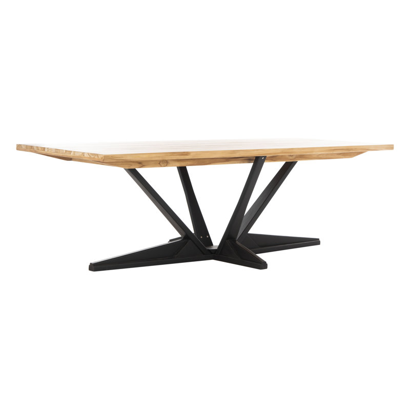 Zetta Teak Solid Wood Dining Table