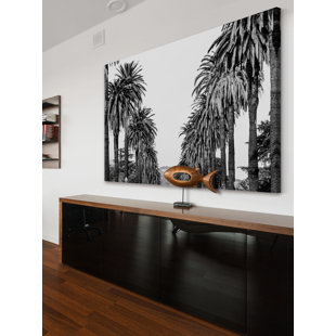 Hollywood Hills Hollywood CA Canvas Wall Art - 36 x 12