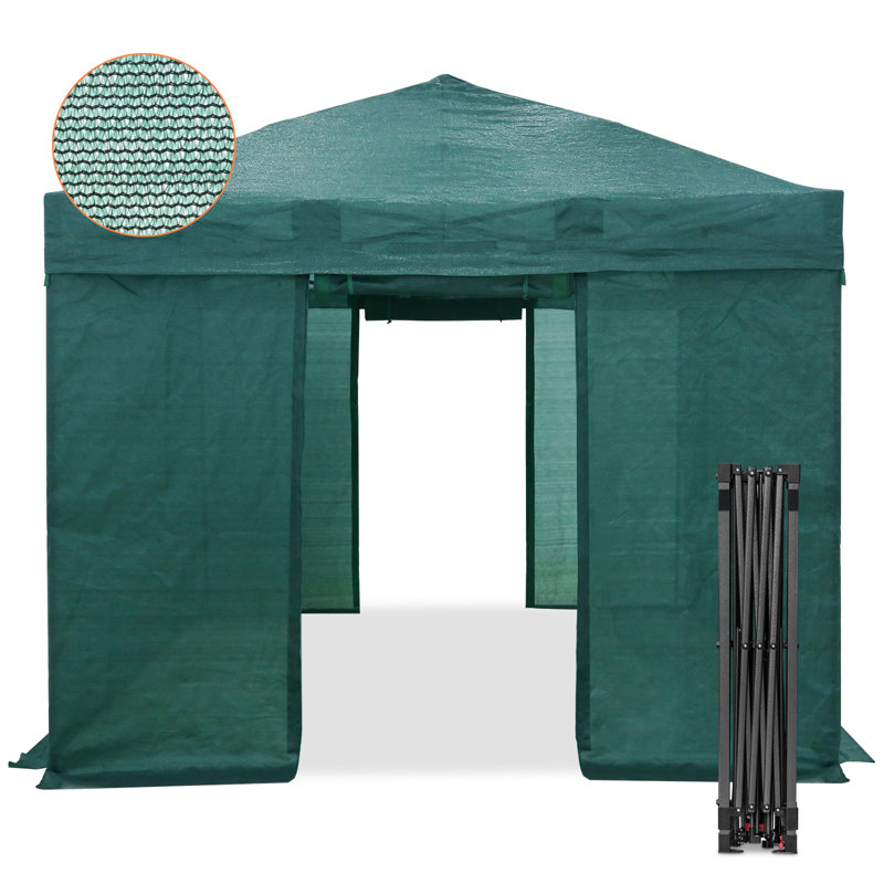 Eagle Peak 10x10 Green Mesh Portable Pop-Up Greenhouse