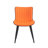 Heitger Faux Leather Upholstered Side Chairs Modern Wingback Dining Chairs with Metal Legs-1344348128