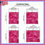 Édredon rose texturé abstrait-123992145