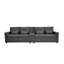 4 Seater Linen Sofa-1818797530