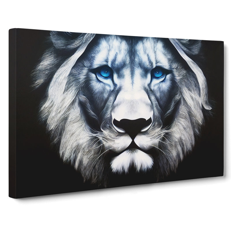 Awesome Lion - Wrapped Canvas, 35cm H x 50cm W x 3cm D