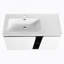Meuble-lavabo mural 40 po avec lavabo en céramique et porte d'armoire à fermeture en douceur 40 po-797112850