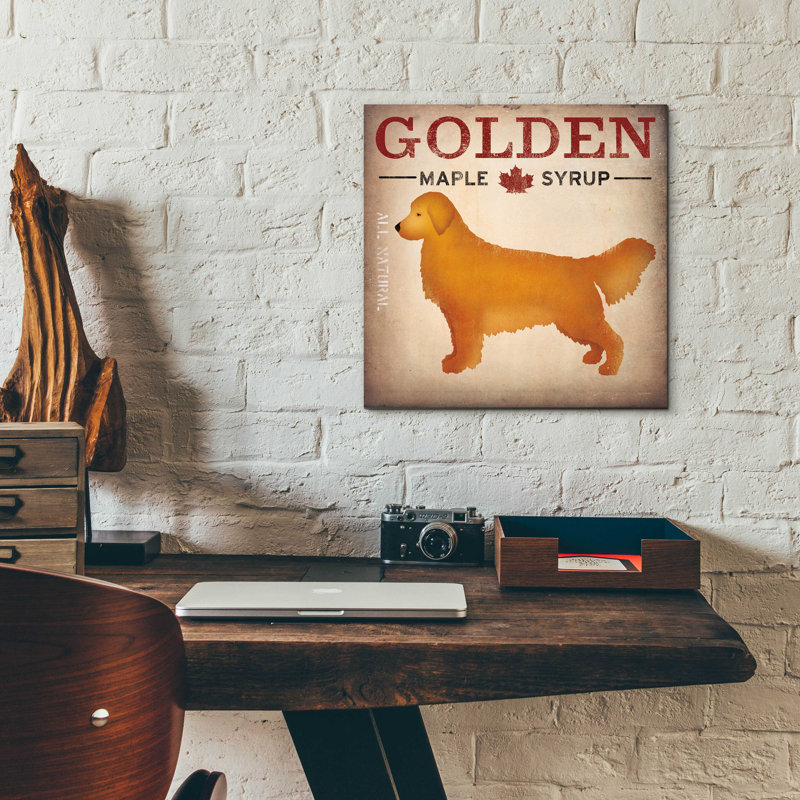 «Golden Dog At Show No VT» par Ryan Fowler, H 12 po x l 12 po x P 0,13 po