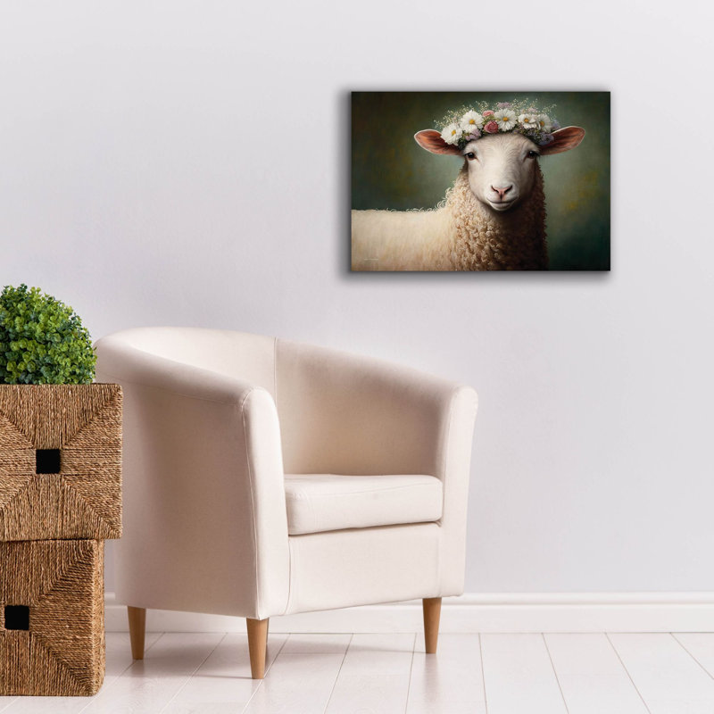 «Sheep Queen» par Seven Trees Design, H 18 po x l 26 po
