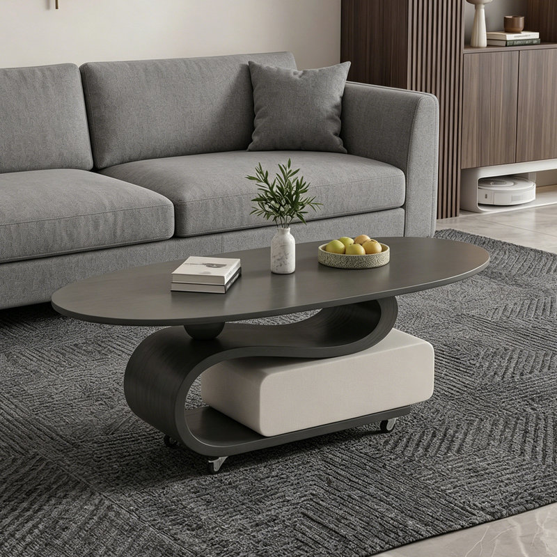 Table basse Minimalisme, 17.71" H x 47.24" W x 23.62" D
