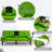 66.88" Pvc Multifunctional Foldable Sofa Bed With Cup Holder – Essential For Small Spaces-114248966