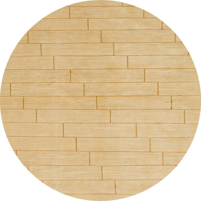 Tapis abstrait moderne 1532, Rond 7 pi