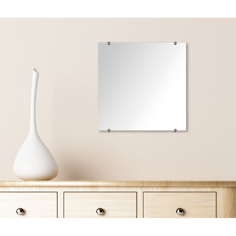 Miroir d'appoint mural Cheston, 20 po x 20 po