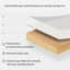 Table basse noyer massif et bois manufacturé