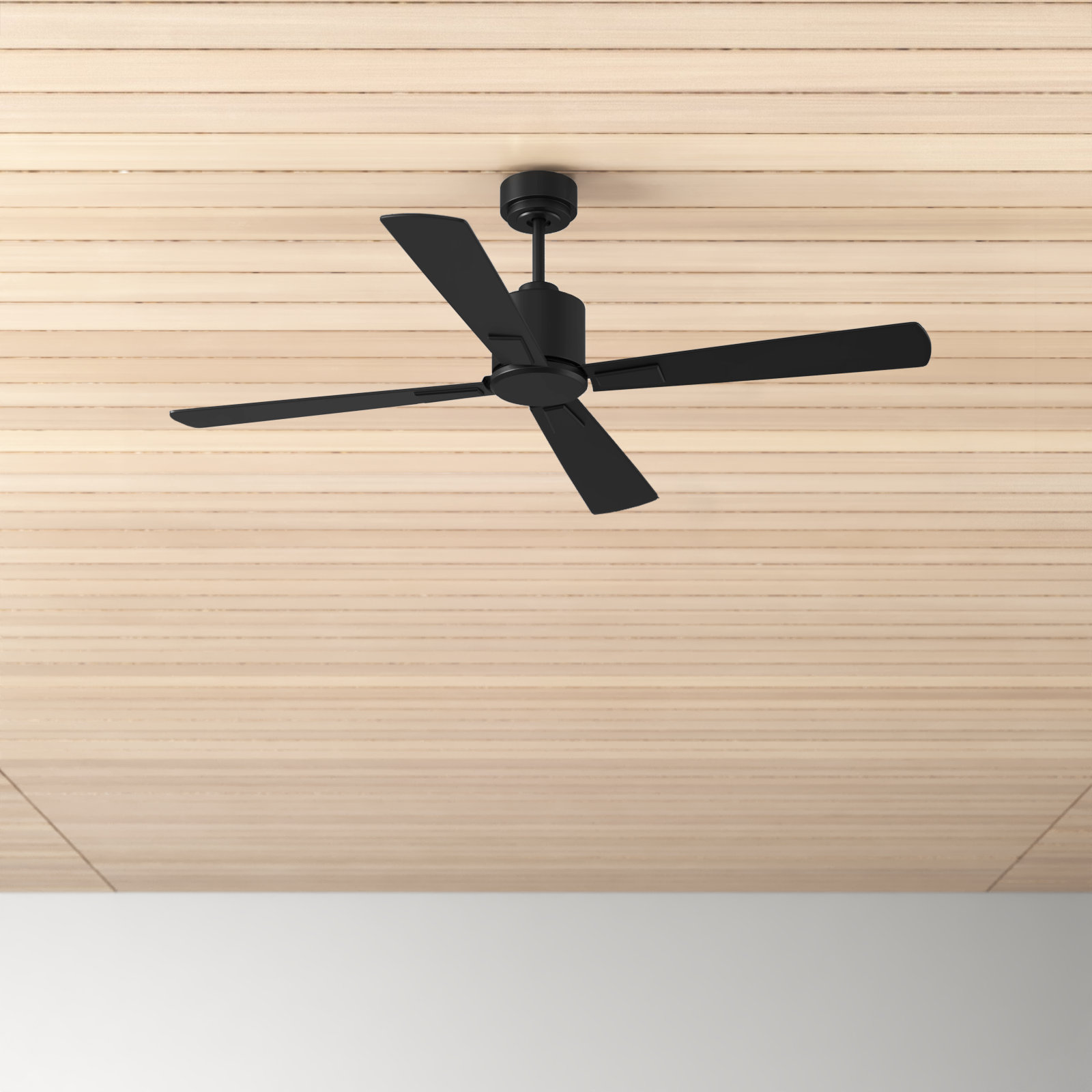 Harford 52" Ceiling Fan, Black