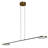 Torino 39-in Integrated LED Height Adjustable ETL Certified Pendant Light with Rotating LED Disks