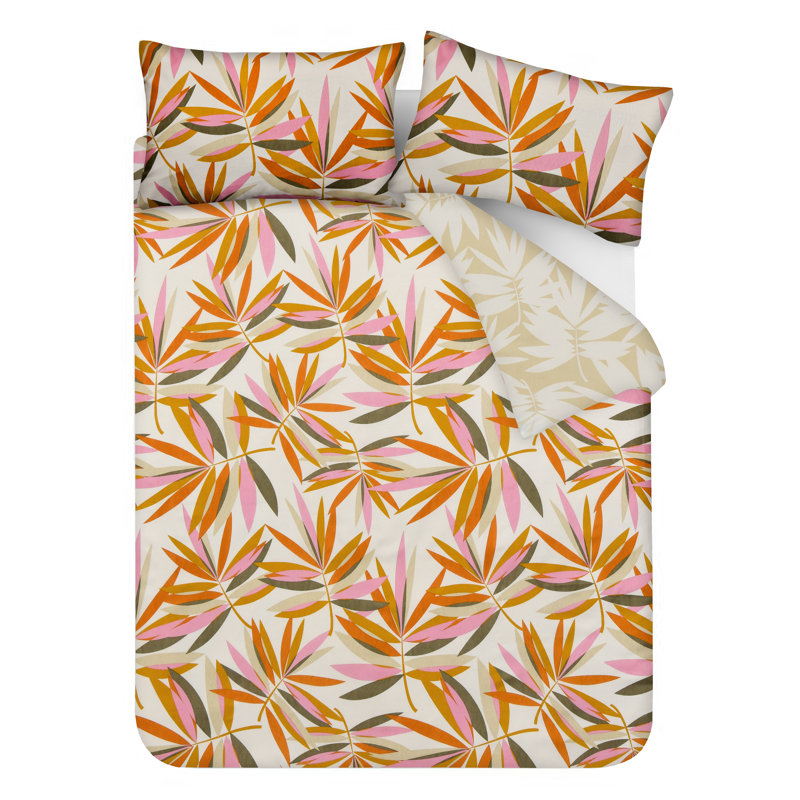 Microfiber Floral Duvet Cover Set with Pillowcases Included, Single Duvet Cover + 1 Standard Pillowcase