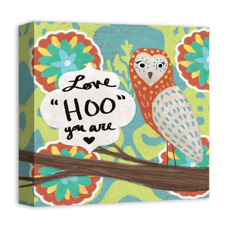 Love Who You Are Print On Canvas; 0C9457145903406BA582A918A26B6E19 Square, 12" H x 12" W x 1.25" D